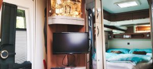 Vermiet-Wohnwagen Wohnzimmer