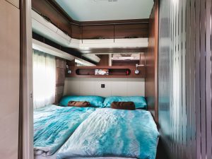 Vermiet-Wohnwagen Schlafzimmer